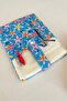 Linen Book Cover with Pockets Book Lover Gift Accessory Sea Stars - 3