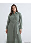 Nevavm Belted Modal Blended Shirt Dress with a Difference - 2