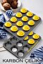 Set of 2, 12-Piece Muffin Molds |   Carbon Steel Fireproof Non-Stick Cupcake & Cake Baking Tray 723122 - 6