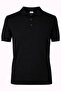 18229 Half Placket Black Men's T-Shirt 26Ygt3000008