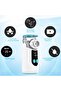 Nebulizer with LED Digital Display for Home and Travel Use, Compact Blue Portable Design, Quiet Performance - 4