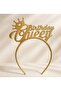 Birthday Queen Crown – Birthday Party Crown with Matte Gold, Silver, Pink, and Lilac Color Options - 5