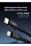 USB C to Lightning Cable 1M Fast Charging Cable -Black - 3