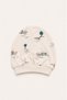 Baby Boy Newborn Organic 100% Cotton Car Patterned 5-Piece Hospital Discharge Set Minimal Natural Style - 5