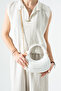 Tn-103 Women's Shoulder Bag Handbag Crossbody Bag White - 3