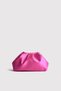 Fuchsia Women's Satin Clutch Evening Dress Bag