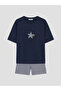 Esvab • Modern & Distinctive Star Printed Women's Shorts Pajama Set - 6
