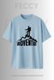 Premium Adventure Printed Hunter Theme Unisex Oversize Women's T-Shirt Men's T-Shirt Cotton Oversize T-Shirt