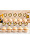 10-Piece Construction Themed Cake Picks Construction Vehicle Cupcake Decoration Scoop Truck Birthday Ornament - 2