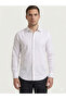 Men's White Slim-Fit Shirt - 80% Cotton Easy-Iron Fabric - 3