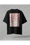 Palestine Design Oversize Unisex T-Shirt with Kefiye Pattern Streetwear Print