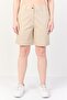 Women Regular Fit Solid Chino Shorts, Beige