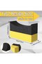 Tire Shine Applicator Sponge Curved Foam Pad for Car Polish Wax Glass Steel Cleaning - 2