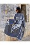 3 Layer Tiger Pattern Jacquard Kimono, Premium Oversize Women's Kimono, Soft Textured, Beach and Daily Use - 4