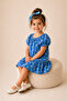 Girl's Casual Blue Dress - 3