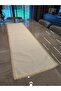 Royal Sapphire Lace Detailed Gold Glitter Ecru Runner - 2
