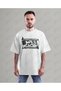 Palestine Design Oversize Unisex T-Shirt with Kefiye Pattern Streetwear Print - 3