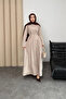 Valeno Model Coupra Model Fabric Belt Detailed Dress - 2