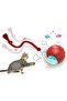 Giociv Interactive Cat Toys Ball, Automatic Cat Interactive Toy for Indoor Cats Fast Rolling on Carp