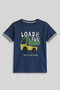 Cotton Crew Neck Printed Boys' T-Shirt