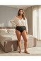 Plus Size Women's Lace Panties with Elastic Waistband - 2