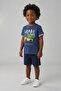 Cotton Crew Neck Printed Boys' T-Shirt - 2