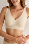 Wire Free Removable Pads Seamless Non-Marking Laser Cut B Cup Women's Bra 3305 - 2