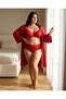 Plus Size Women's Lace Panties with Elastic Waistband