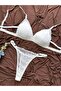 Non-Wired, Unpadded, Lace Bralette Bra and Underwear Set - 6