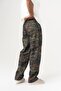 Jacquard Ethnic Patterned Jean Baggy Trousers - 6