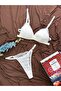 Non-Wired, Unpadded, Lace Bralette Bra and Underwear Set - 8
