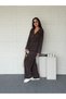 Shirted Tencel Denim Suit Brown - 2