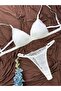 Non-Wired, Unpadded, Lace Bralette Bra and Underwear Set - 4