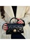 Women's Quilted Luxury Textured Mini Hand and Shoulder Bag