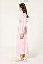 فستان من الكتان المطوي ذو ملمس مميز - 2