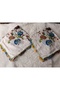 Brand Handcrafted Needle Embroidered Writing 100% Cotton Muslin – 4 Sides Embroidered Elegant Headscarf 100X100 cm - 6