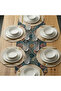 American Service, New Season 6-Piece Light Brown Color Supla and Runner Cover Authentic Set - 2