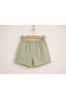 Girl's 2-Piece Muslin Summer Set Comfortable and Stylish Holiday and Daily Use Shorts Set - 4