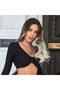 Dark Chestnut Ombre/ Auburn White Platinum Highlighted Tulle Wig - 3