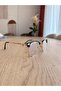 Nova Square Rectangular 55 Ekartman Metal Transparent Women Men Unisex Blue Light Protection Screen Glasses Eyewear - 4