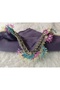 Handmade Needlework Writing, Scarf, Yemeni, Mevlit Shawl, Headscarf with 4 Edges Embroidered - 6