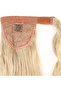 Tied Fluffy Curly Ponytail / Auburn White Platinum Highlighted - 4