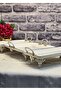 Pissa Duru 3-Piece Porcelain Set, Detailed, with Metal Handles and Stands - 3