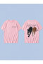 Yirtici Double Printed 100% Cotton Oversize Unisex T-Shirt Relaxed Fit T-Shirt