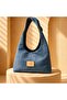Women's Denim Shoulder Bag Daily Use Jean Bag - 3