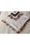 Brand Handcrafted Needle Embroidered Writing 100% Cotton Muslin – 4 Sides Embroidered Elegant Headscarf 100X100 cm - 3