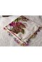 Brand Handcrafted Needle Embroidered Writing 100% Cotton Muslin – 4 Sides Embroidered Elegant Headscarf 100X100 cm - 6