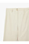 Women's Canvas Trousers 6Sak40047Pw Stone - 4