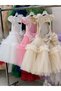 Lace Detailed Girls' Puffy Evening Dress, Cotton Lined, Special Occasion, 6-10 Years Old, Birthday, Graduation - 5
