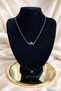 Zircon Stone Star Model Line Detail Steel Women's Necklace - 2